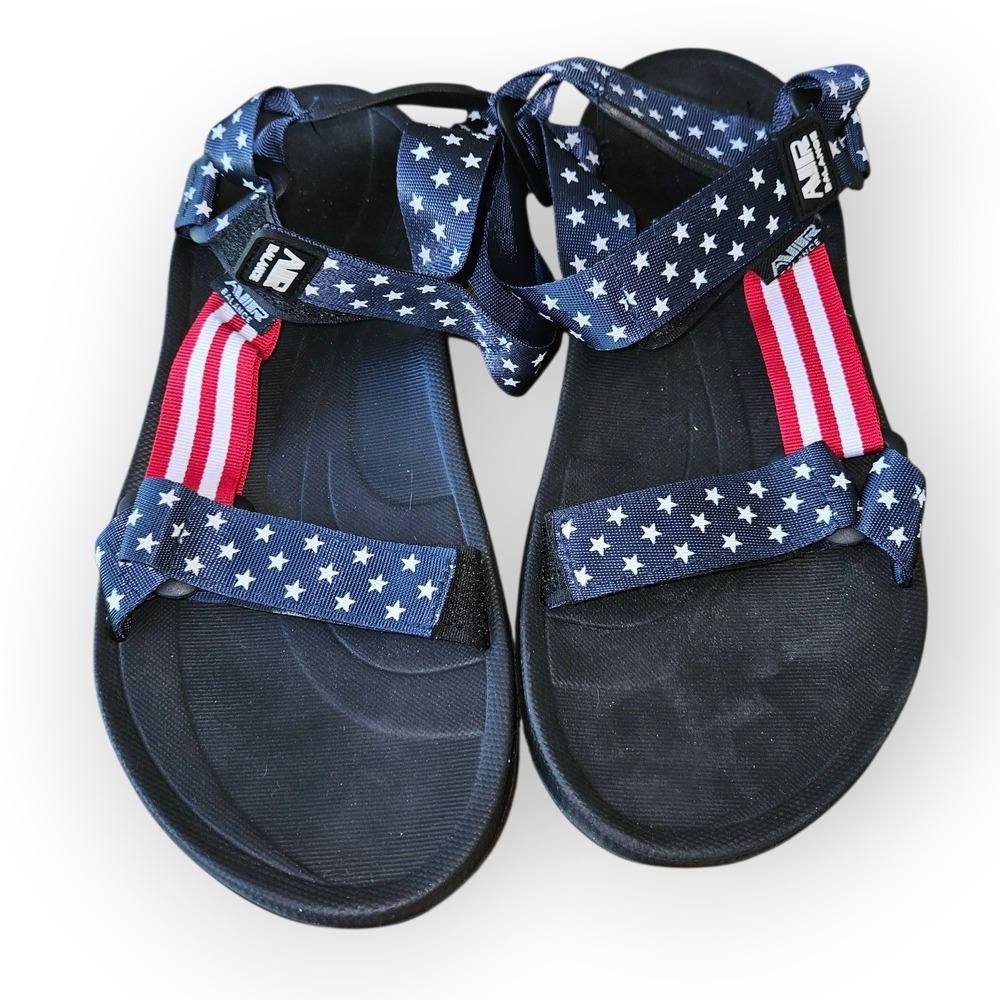Air Balance Stars and Stripes Sport Sandals Blue Red White EU 41 Mens 8/W 10